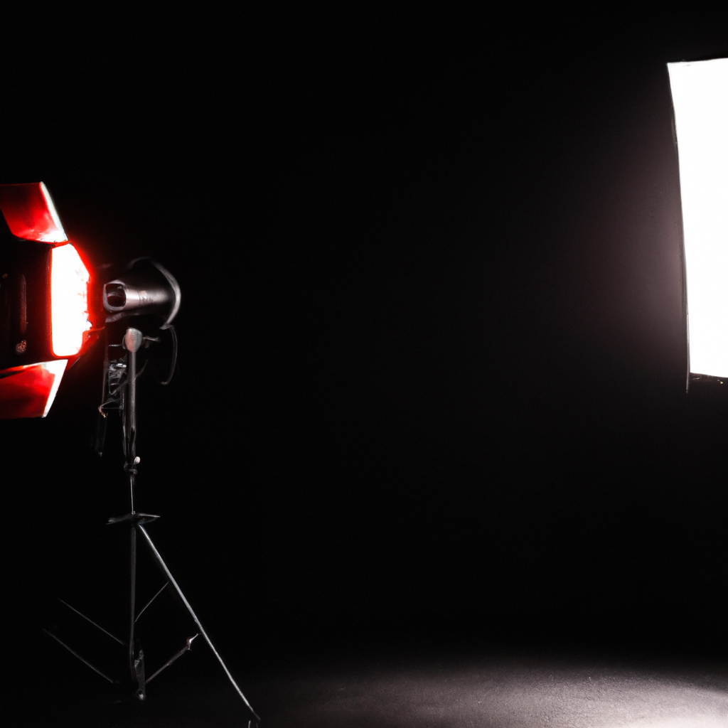 Estudio fotográfico moderno en Santiago de Chile con iluminación suave y equipos profesionales